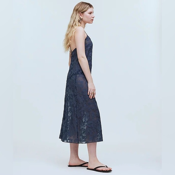 •Madewell Floral Halter Cover-Up Midi Dress - Picture 2 of 6